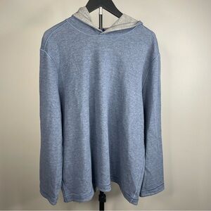 Men’s Wilkens Bros Heritage Collection Reversible Hoodie Blue/ Gray Size XL